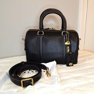 COACH Ruby 25 Satchel In Black